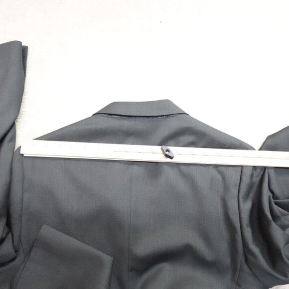 Bonobos Blazer 40R Gray Solid 2 Button Standard Fit Double Vent Marzotto - Picture 9 of 10